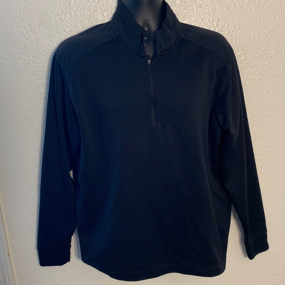 Nike golf men’s size large Black Quarter-Zip Pullover - Picture 1 of 8